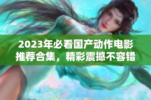 2023年必看国产动作电影推荐合集，精彩震撼不容错过