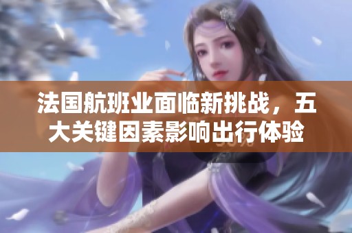 法国航班业面临新挑战，五大关键因素影响出行体验