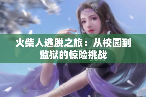 火柴人逃脱之旅：从校园到监狱的惊险挑战