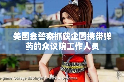 美国会警察抓获企图携带弹药的众议院工作人员