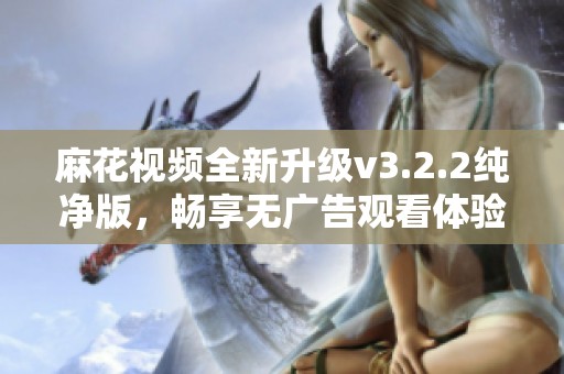 麻花视频全新升级v3.2.2纯净版，畅享无广告观看体验