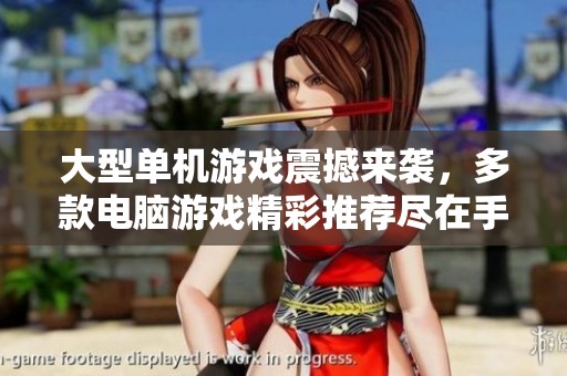 大型单机游戏震撼来袭，多款电脑游戏精彩推荐尽在手游城