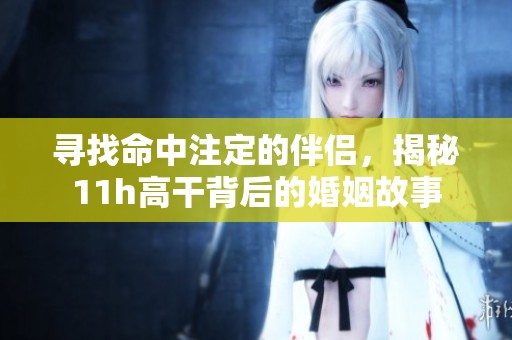 寻找命中注定的伴侣，揭秘11h高干背后的婚姻故事