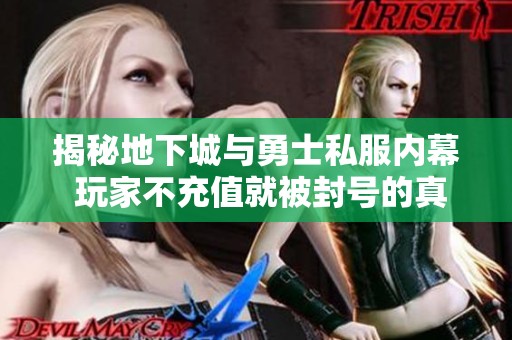揭秘地下城与勇士私服内幕 玩家不充值就被封号的真相是什么