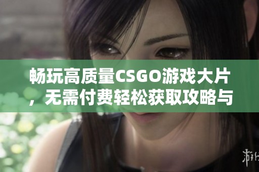 畅玩高质量CSGO游戏大片，无需付费轻松获取攻略与资源