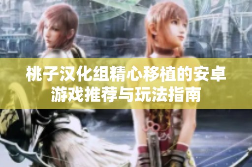 桃子汉化组精心移植的安卓游戏推荐与玩法指南